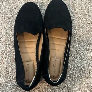 Me Too - Black suede loafer/flat - Never worn! - Size 8.5
